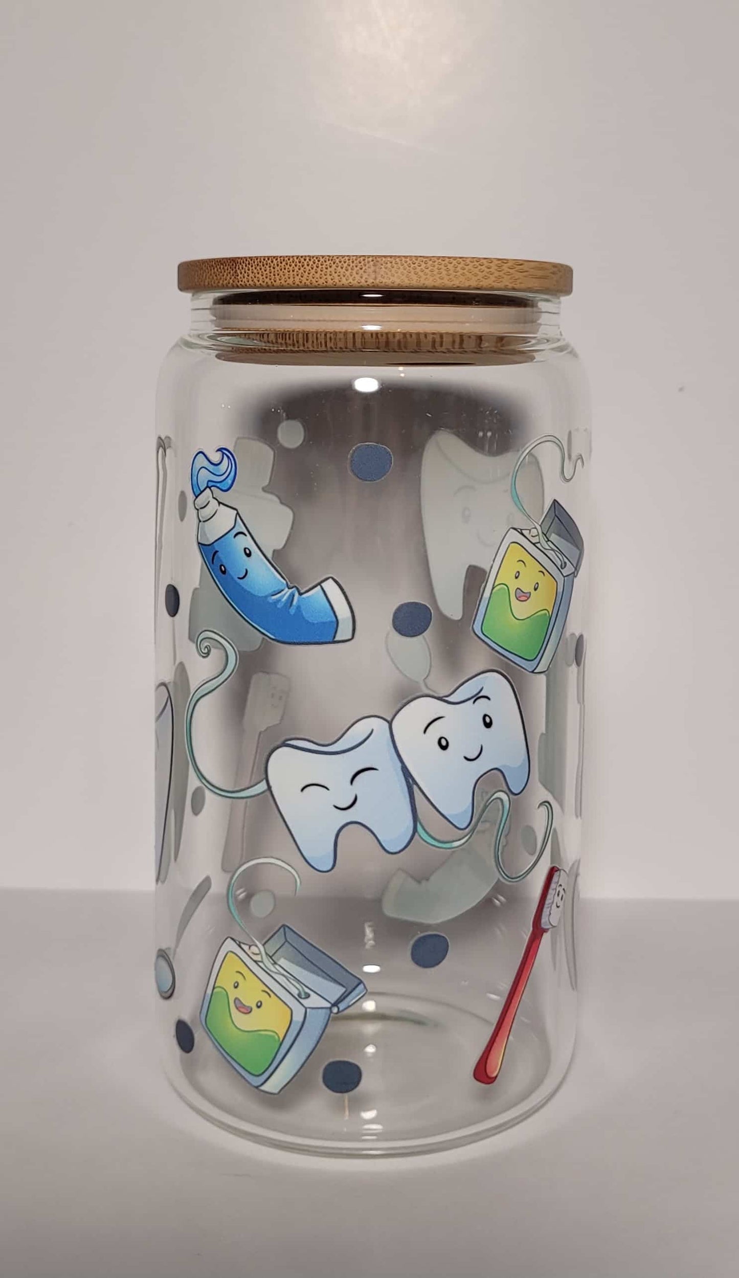 Verre 16 oz Dentiste (Légers défauts)