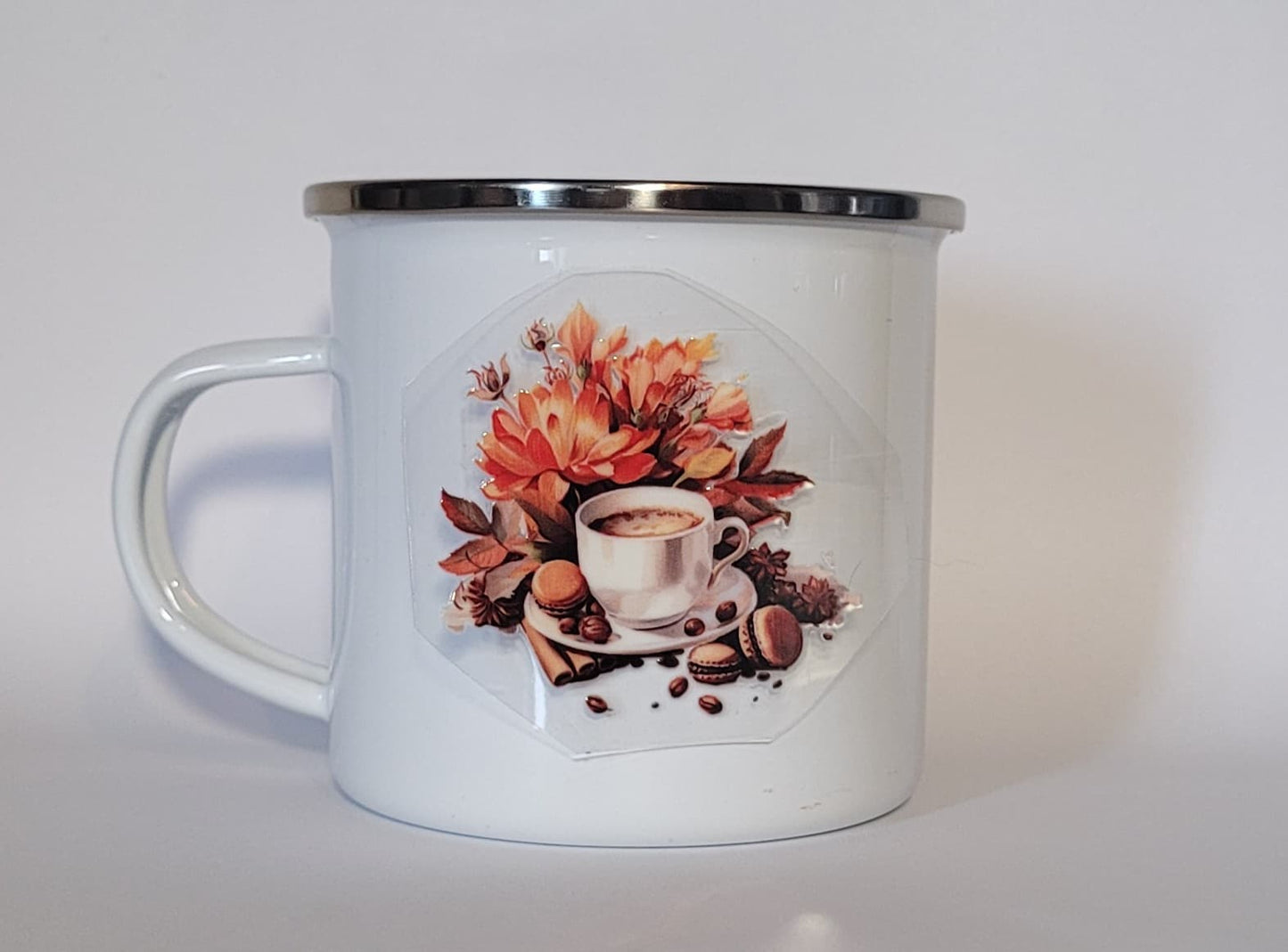 Tasse émaillée 10 oz Automne 3