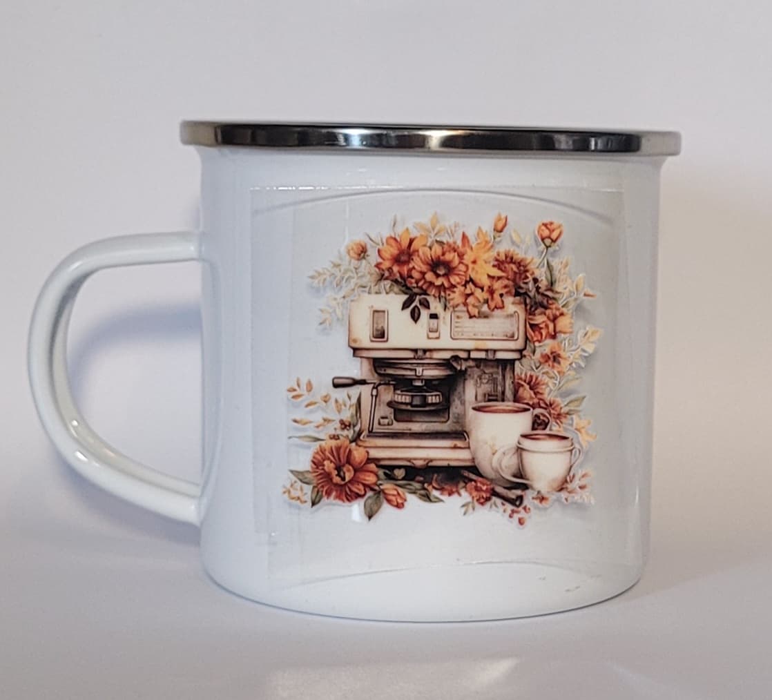 Tasse émaillée 10 oz Machine à café 2