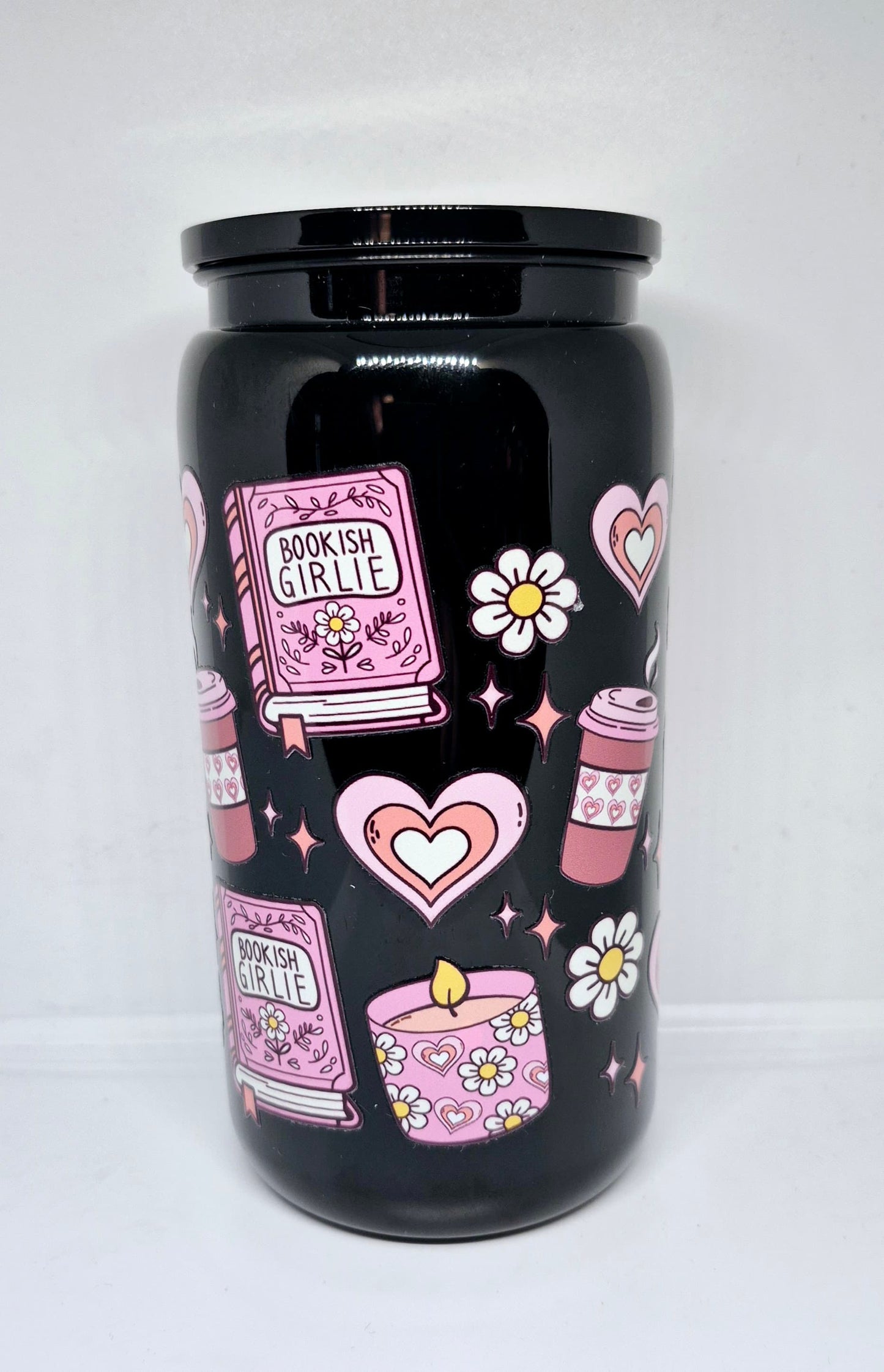 Verre 16 oz Noir Girly