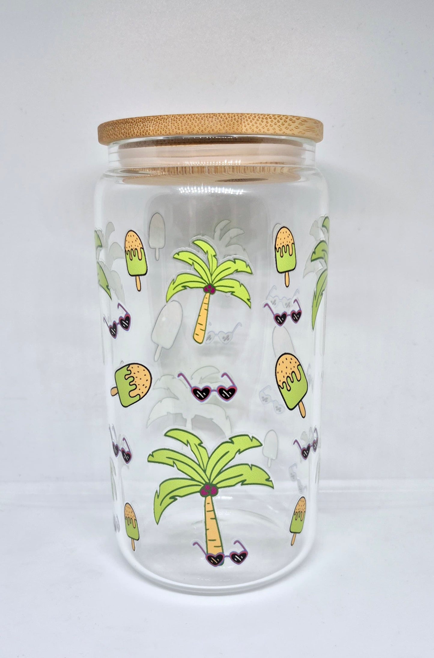 Verre 16 oz Sous les palmiers