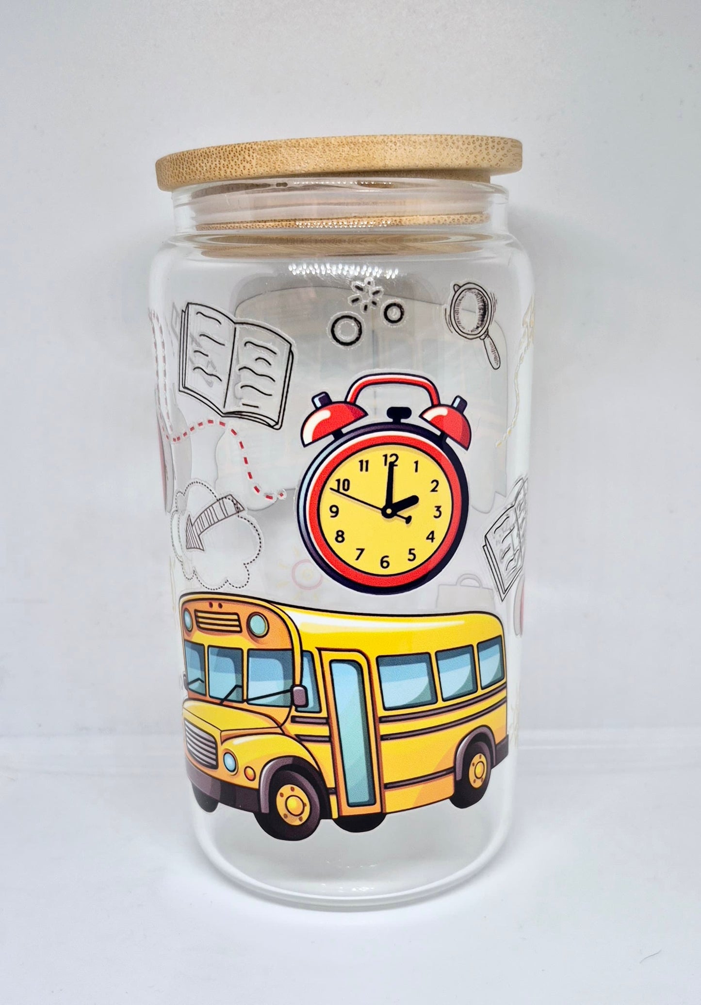 Collants UV DTF seulement - Autobus scolaire
