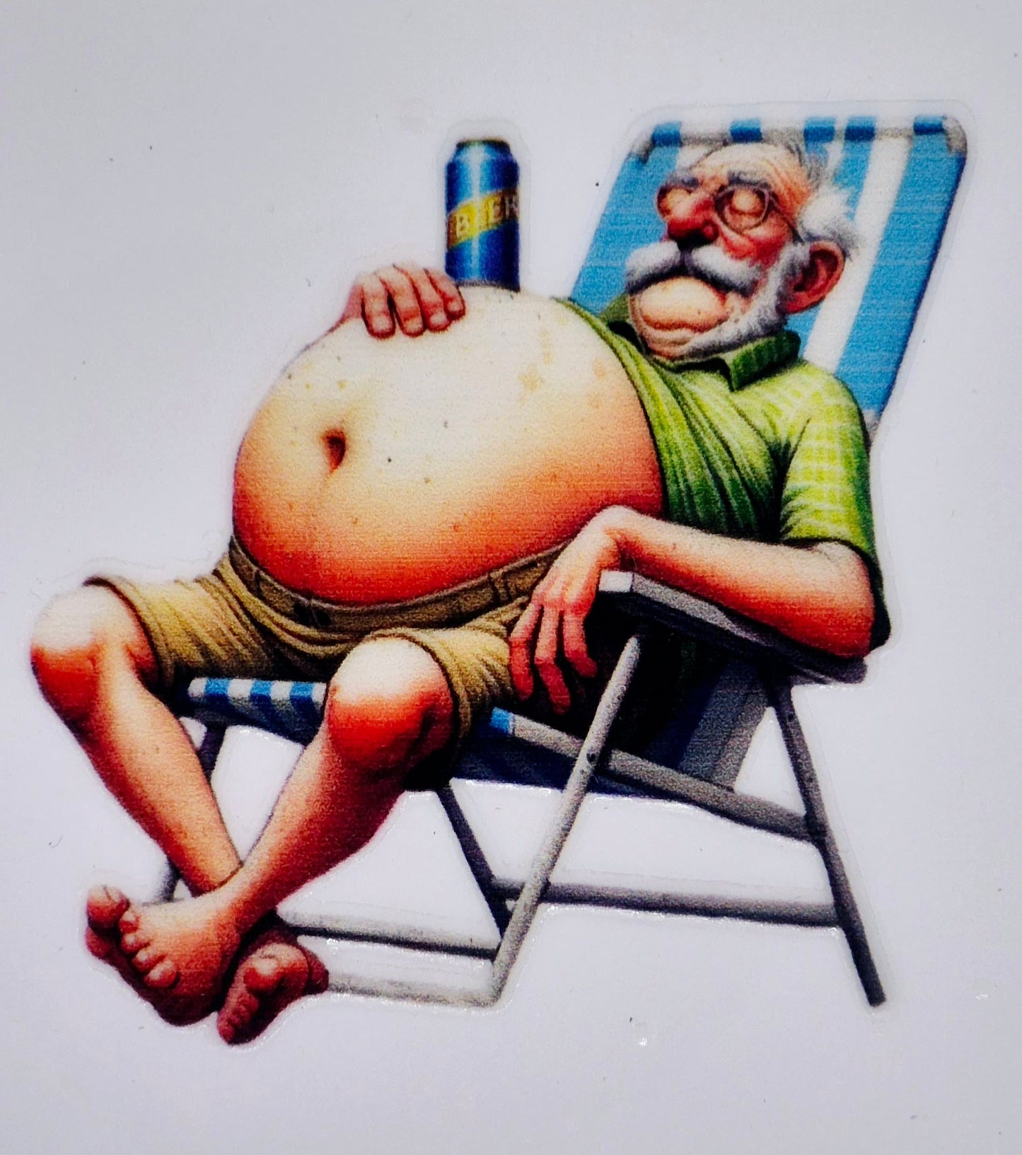Gobelet à café ou verre à vin Vieux papy Grosse bédaine