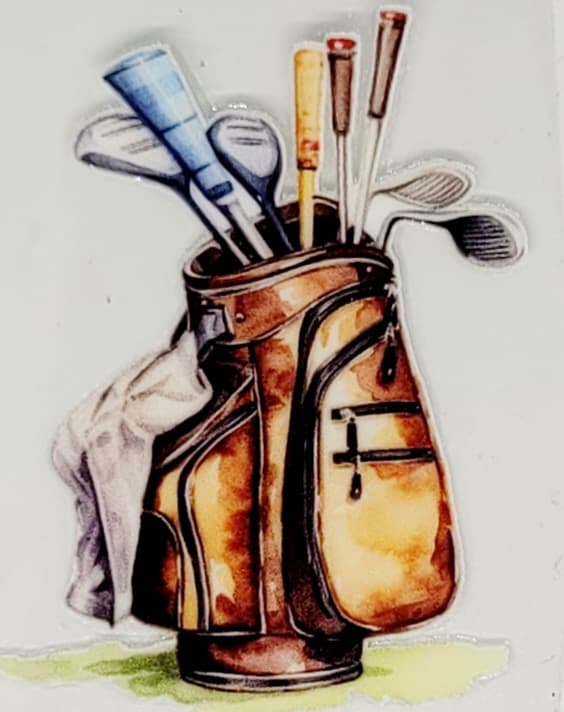 Gobelet à café ou verre à vin Sac de golf