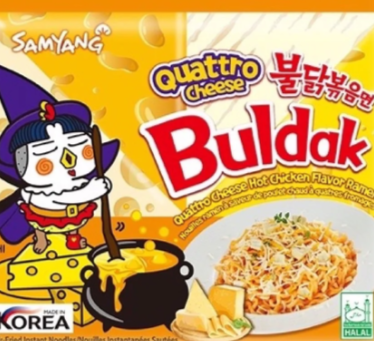 Samyang – Quattro Cheese Spicy Chicken Buldak Noodle