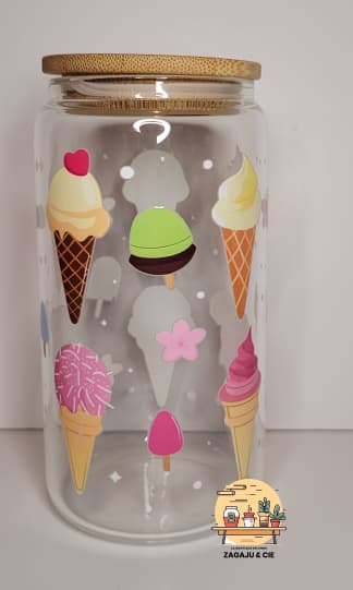 Verre 16 oz Cornet de crème glacée