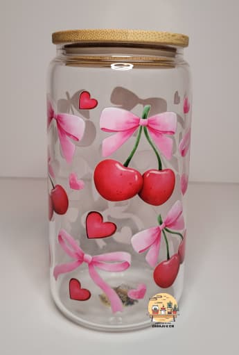 Verre 16 oz Cerise