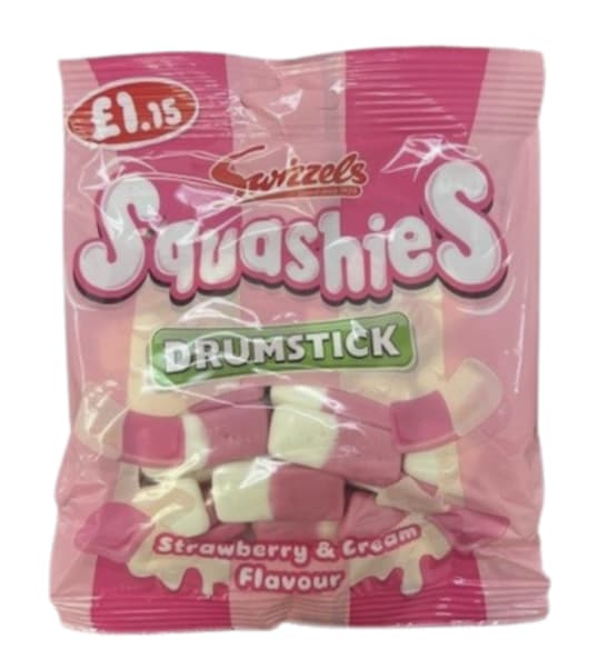 **DE RETOUR EN STOCK BIENTÔT**Swizzels Squashies Fraise et crème