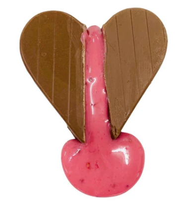 **DE RETOUR EN STOCK BIENTÔT**Pralinière - Coeurs en chocolat Cerise intense