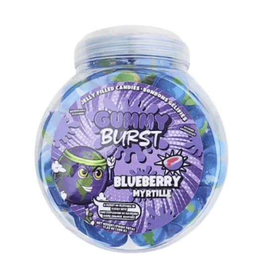 Gummy Burst Jelly Filled Candies Blueberry Halal