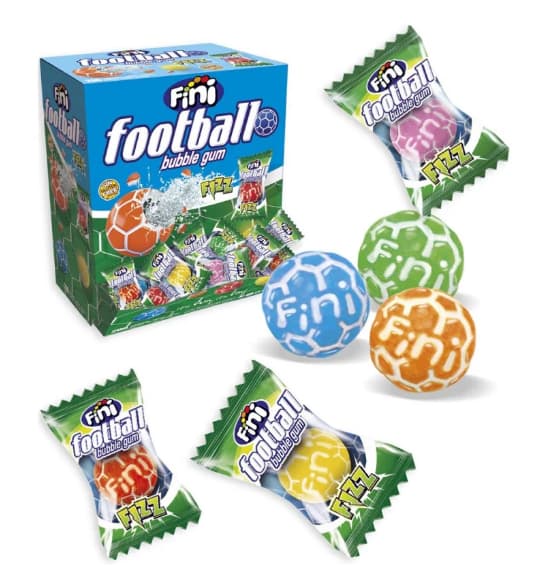 Fini Bubble gum Sour-Filled Football