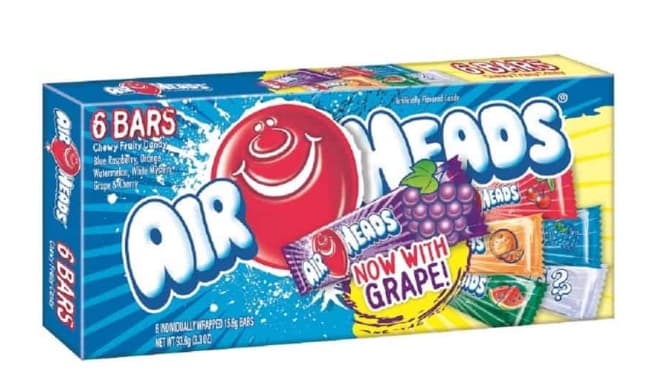 Airheads Bars Assorted 6 barres