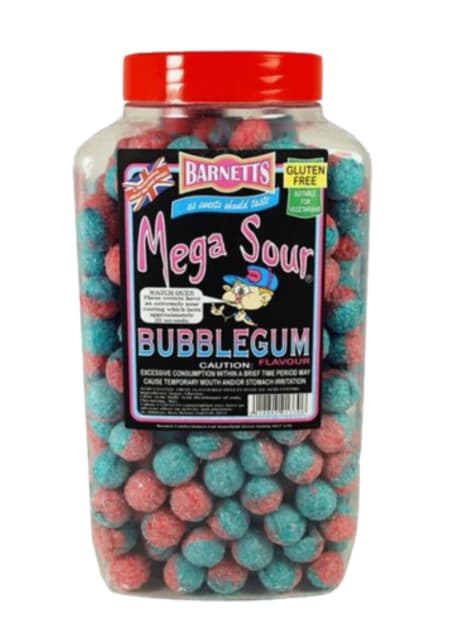 Barnetts Mega Sour British Bubblegum