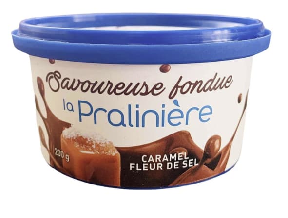 **EXPIRATION 27/11 Pralinière - Fondue au chocolat caramel fleur de sel