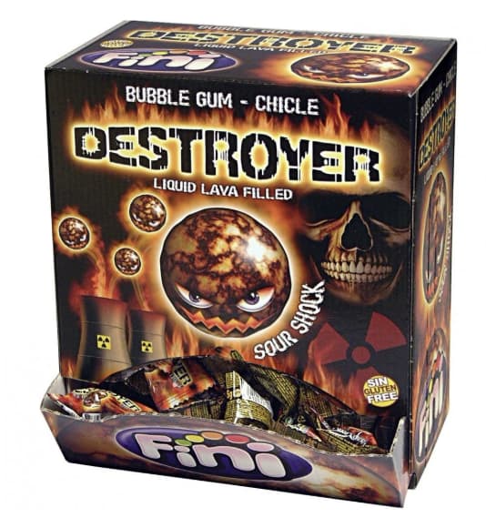 Fini Destroyer Bubble Gum Sour Shock