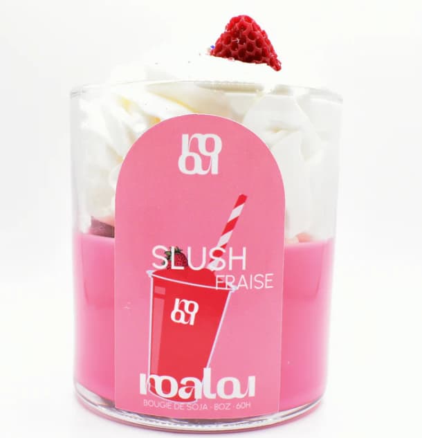 Noalou - Bougie Slush à la fraises