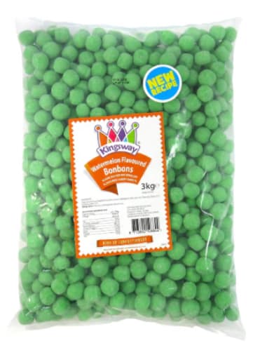 En vrac Kingsway Bonbons Melon d'eau British