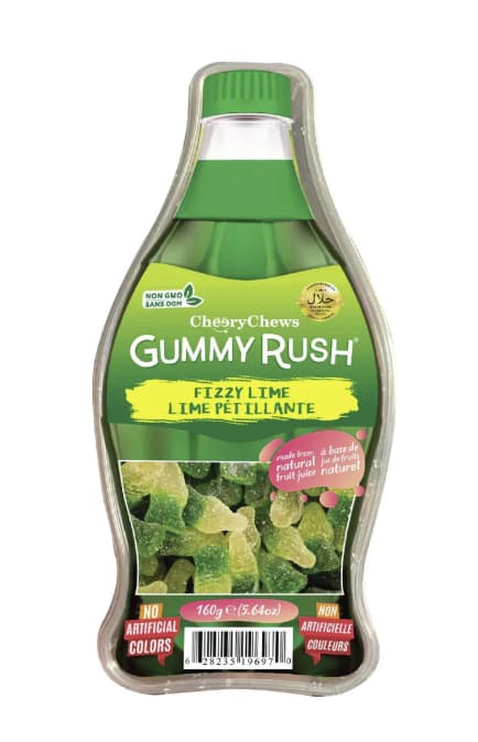 Gummy Rush Fizzy Lime 160g
