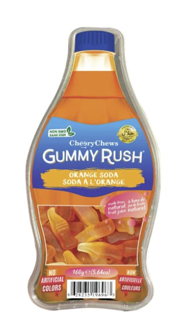 Gummy Rush Orange Soda 160g