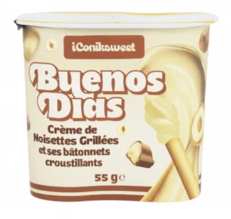 BUENOS DIAS - Roasted Hazelnut Cream with Crunchy Sticks