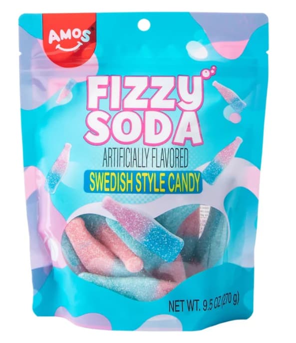 Amos Swedish Sub Bag - Fizzy Soda 269g