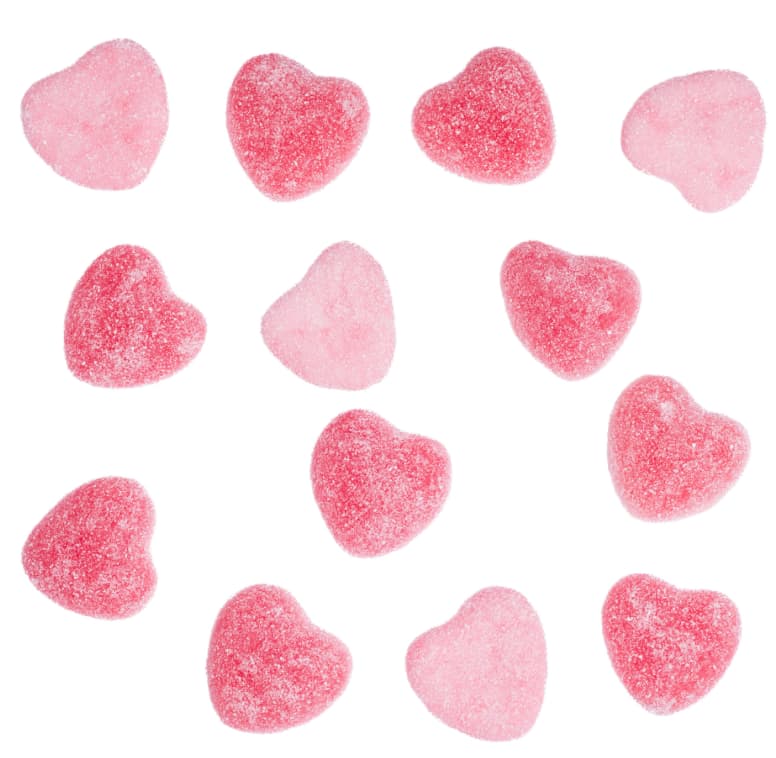 En vrac -Dulce Plus- Coeur rose farcie surette