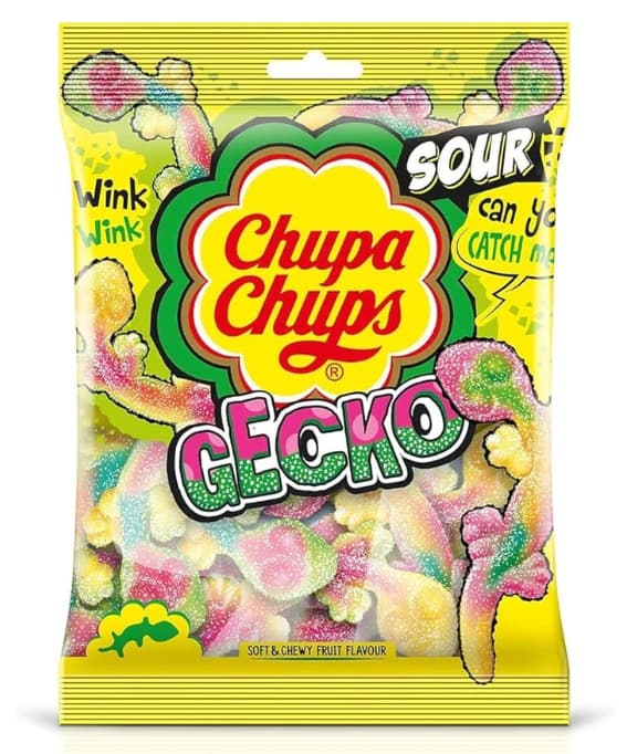 CHUPA CHUPS Sour Gecko 90g