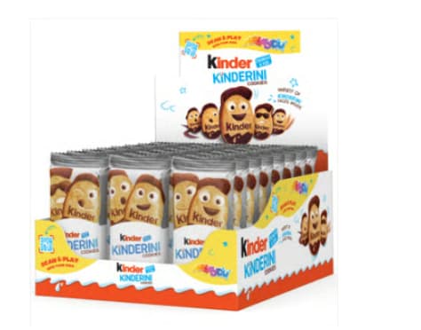 KINDER Kinderini Crunchy & Fun Shortbread Cookies 25g