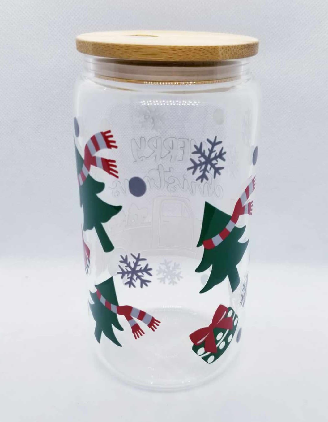 Noël - Verre 16 oz Camion rouge