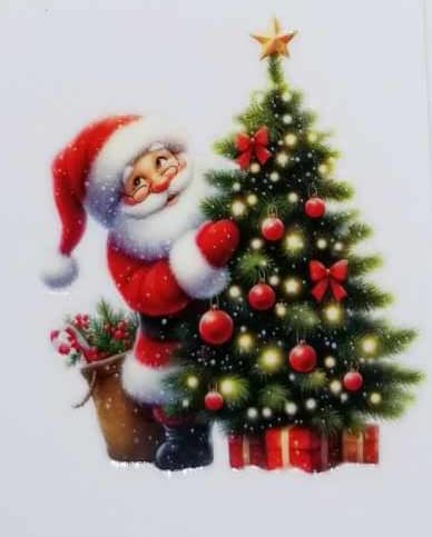 Verre à vin Père Noël 5