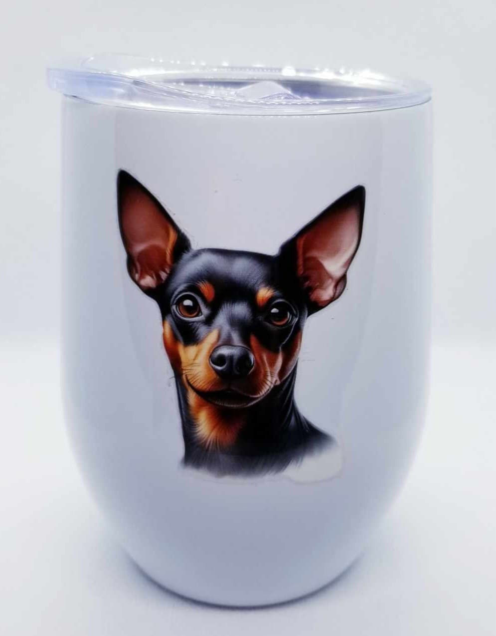 Verre à vin ou café 12 oz Chien 1