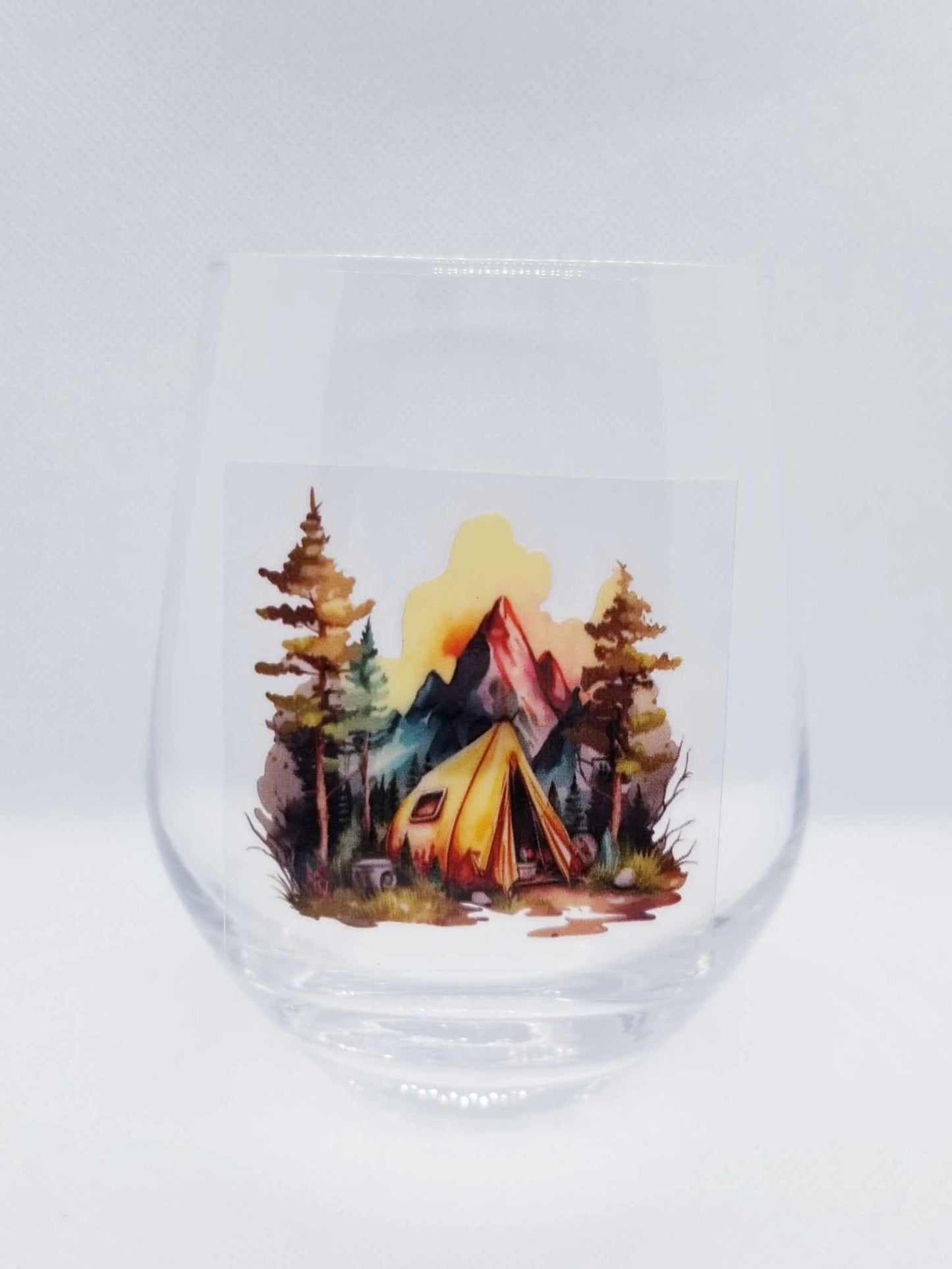 Verre à vin Camping en montagne 2