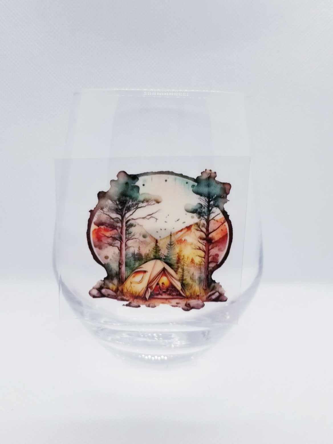 Verre à vin Camping en montagne 3