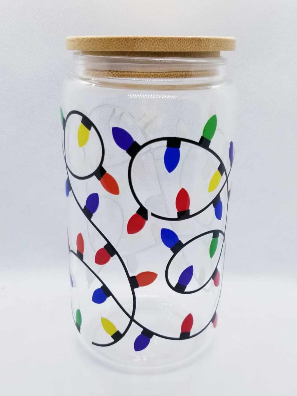 Noël - Verre 16 oz Lumière de Noël