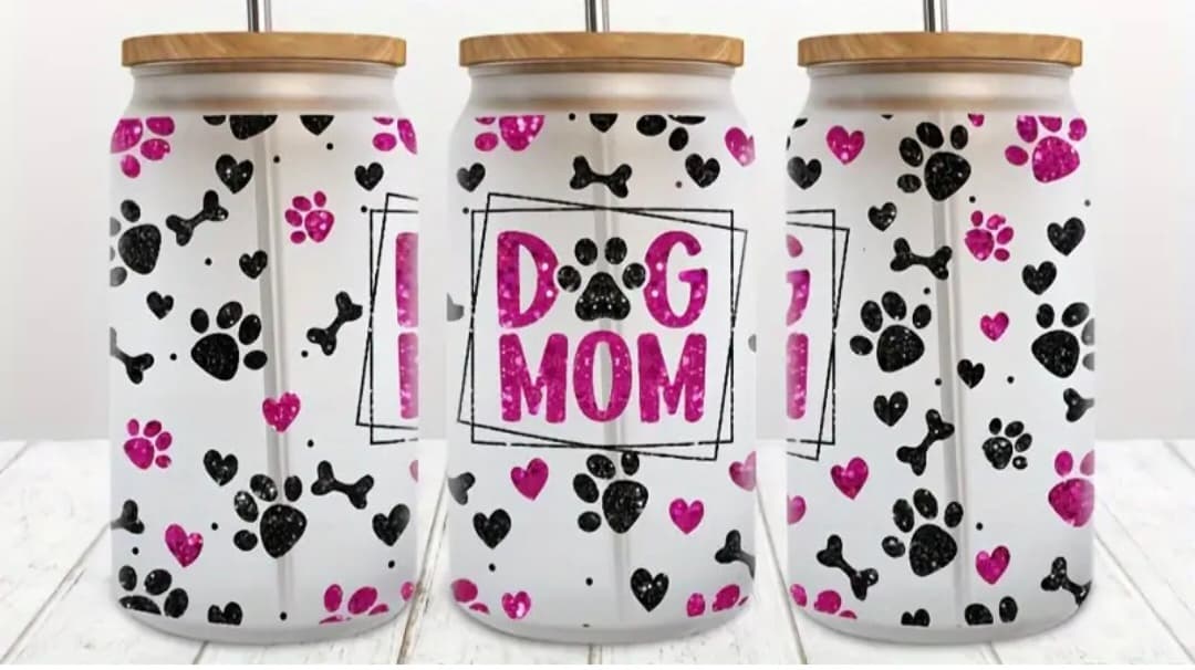 Verre 16 oz Dog Mom