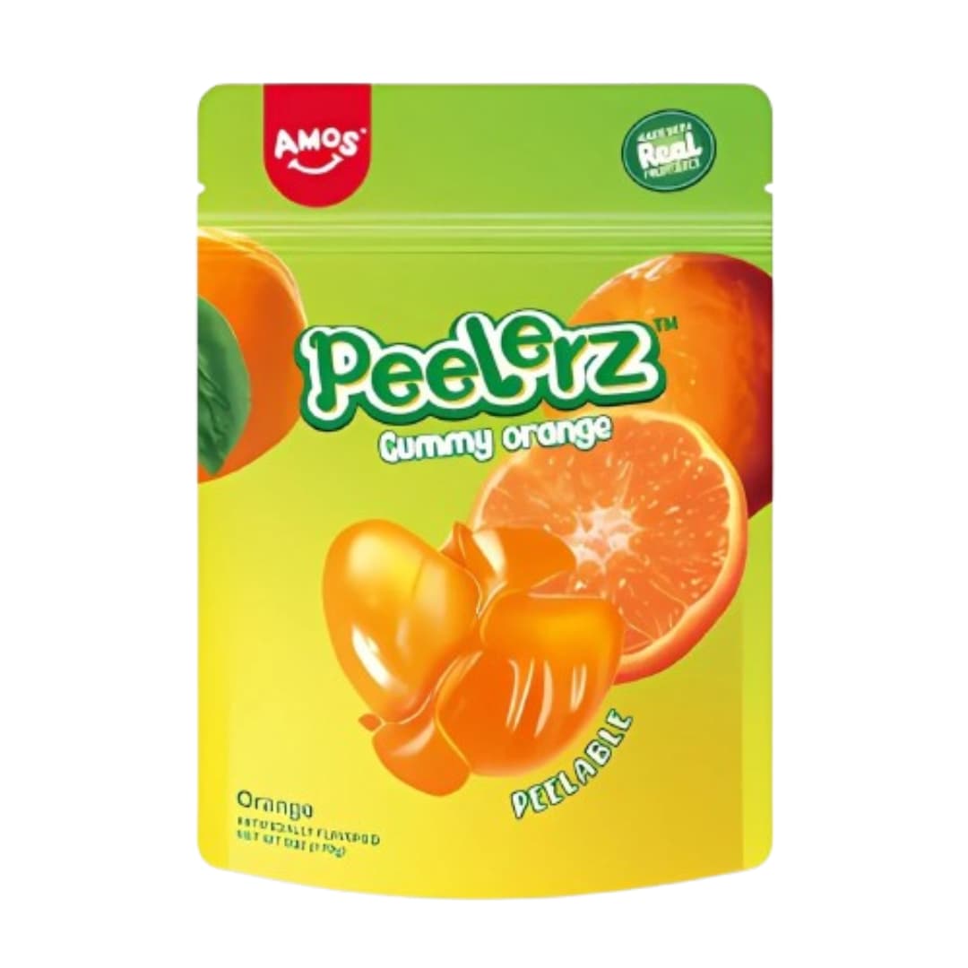 Amos Peelerz Gummy Orange Peg 170g