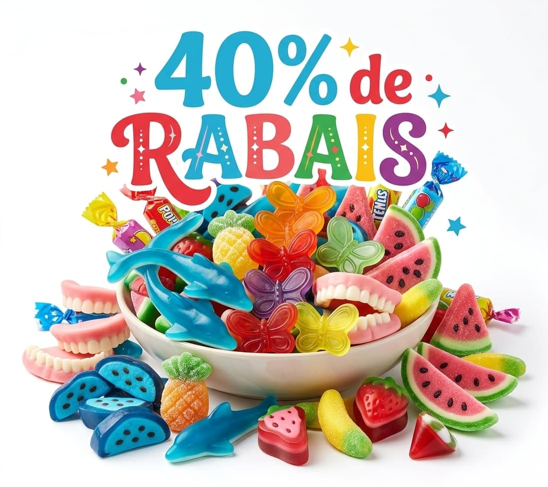 40% Bonbon British et autres