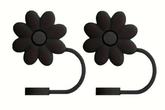 Couvre paille Fleur noire