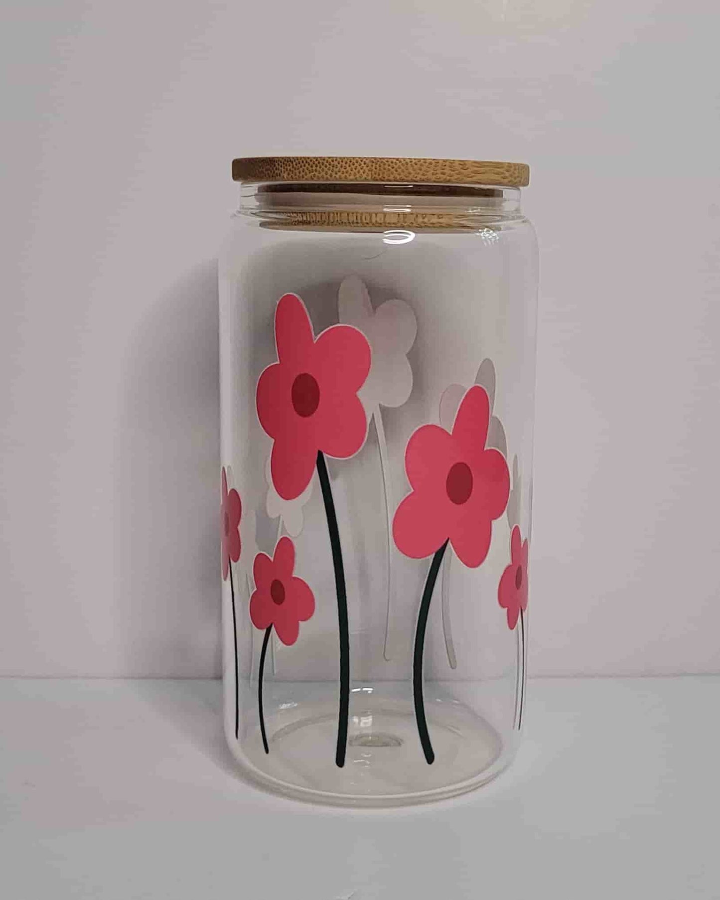 Verre 16 oz Fleur sur tige PLASTIQUE 2e à 50%