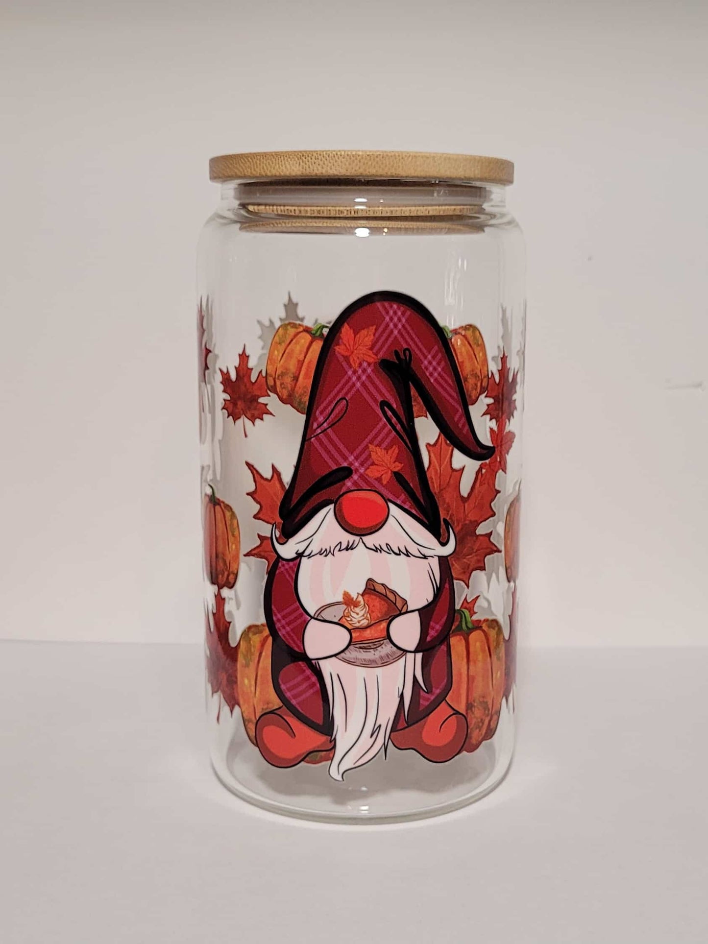 Verre 16 oz Gnome d'automne