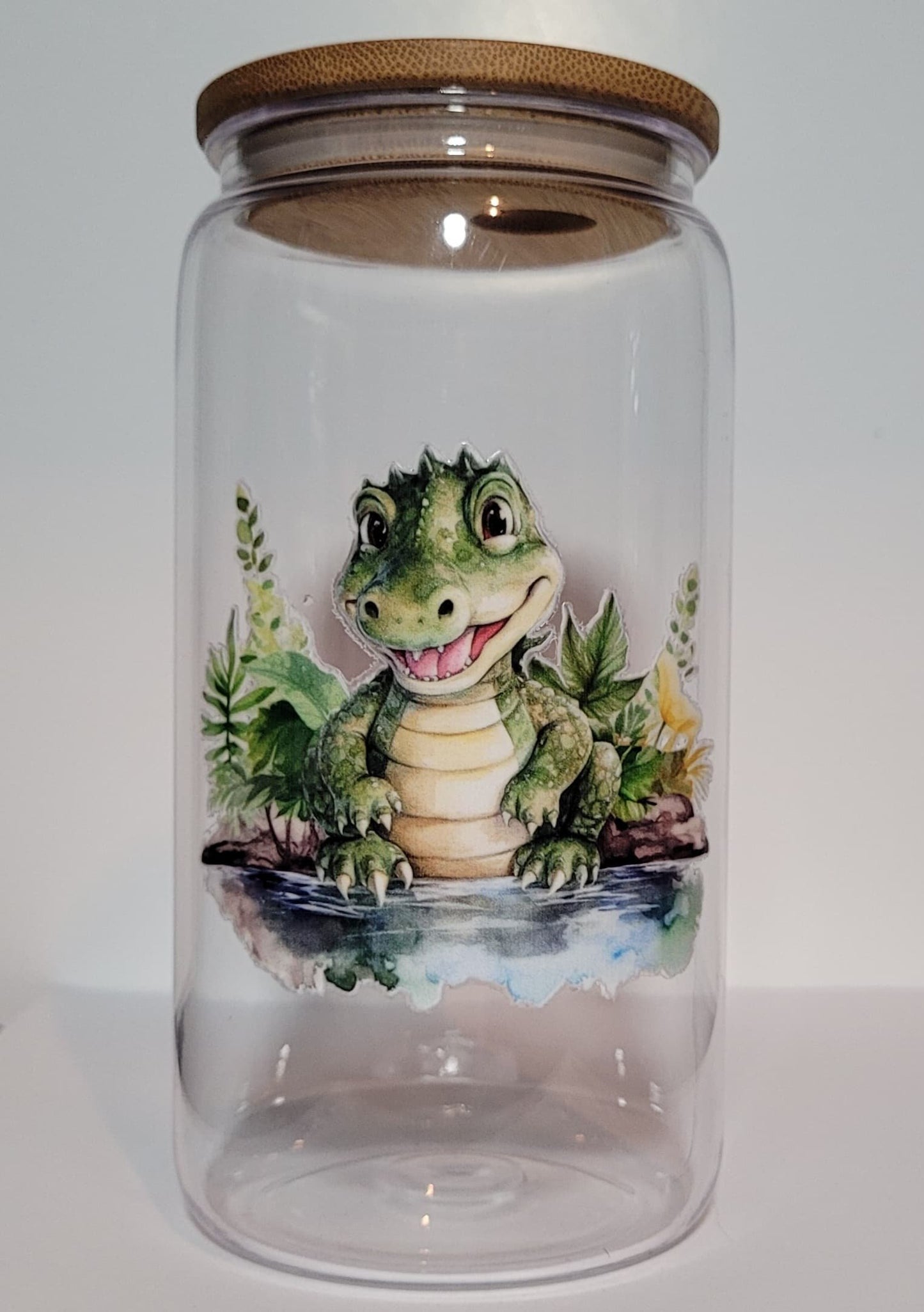 Verre 16 oz Gros Dino PLASTIQUE