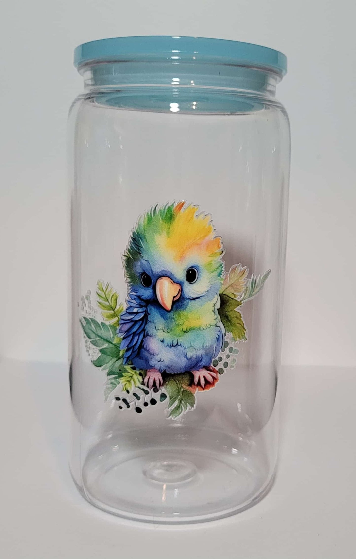 Verre 16 oz Oiseau PLASTIQUE