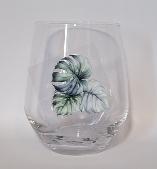 Verre à vin 3 Monstera simple paroi