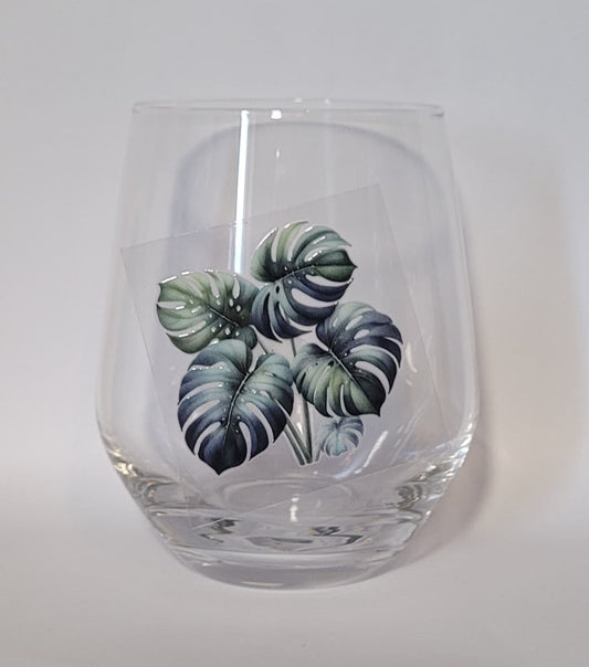 Verre à vin 4 Monstera simple paroi