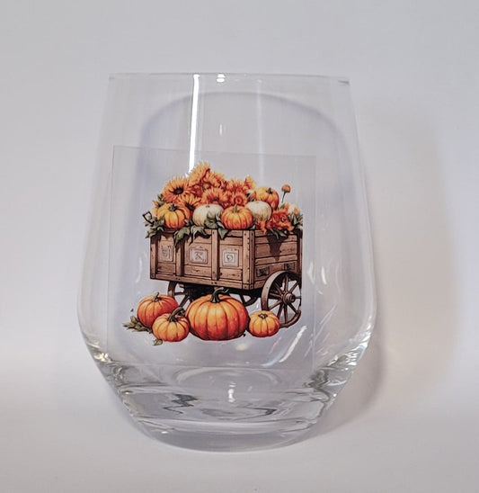 Verre à vin Coffre d'automne simple paroi