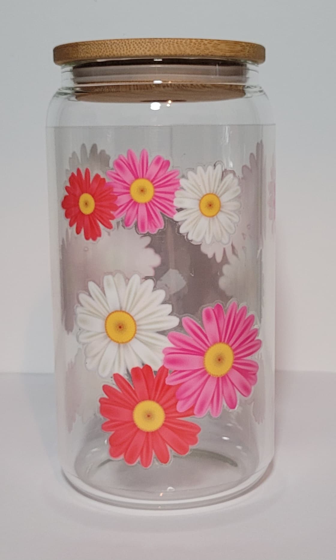 Verre 16 oz Trio de fleurs