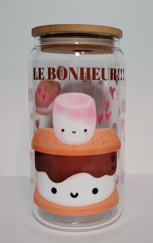 Verre 16 oz Le Bonheur!!!