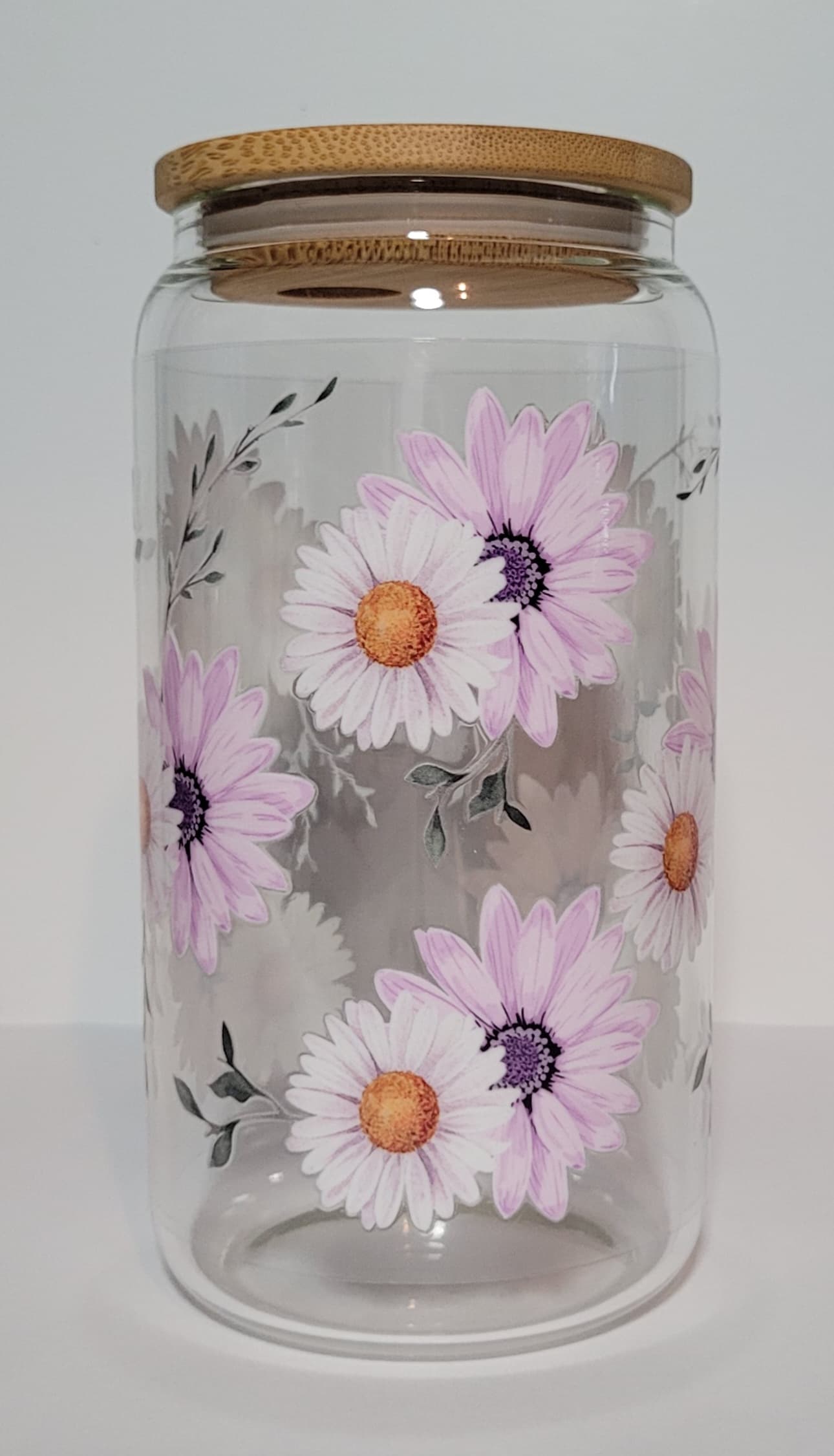 Verre 16 oz Marguerite et lavande