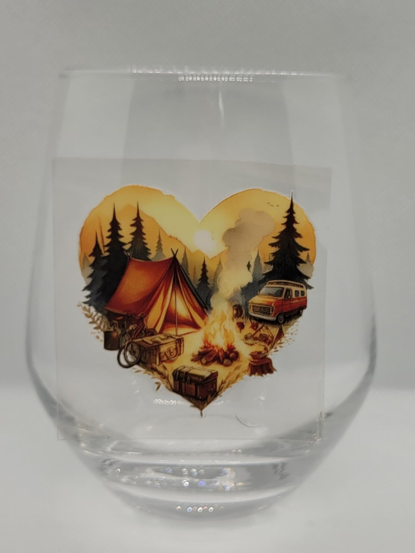 Verre à vin Camping Coeur 2