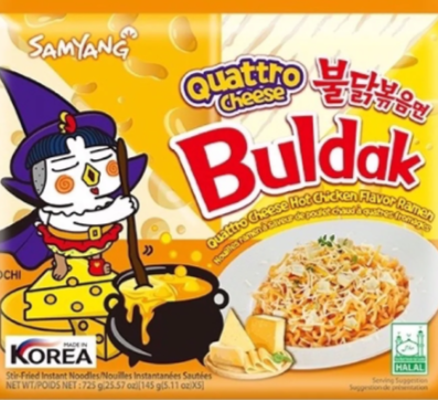 Samyang – Quattro Cheese Spicy Chicken Buldak Noodle